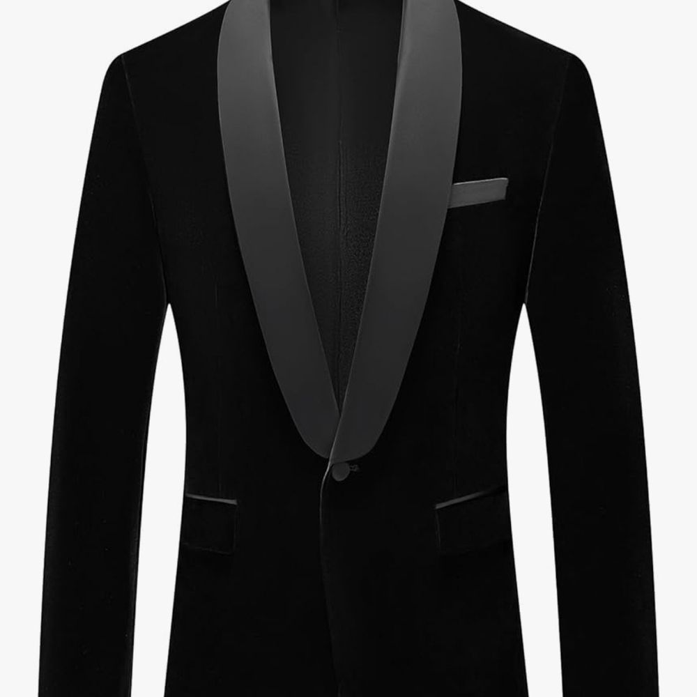 Elegant Black Men's Blazer